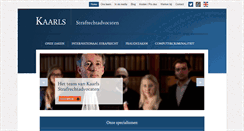 Desktop Screenshot of kaarls-strafrechtadvocaten.nl